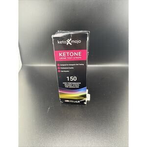 Keto Mojo Ketone Urine Test Strips for urinalysis 150 Exp 03/2026 NEW Sealed